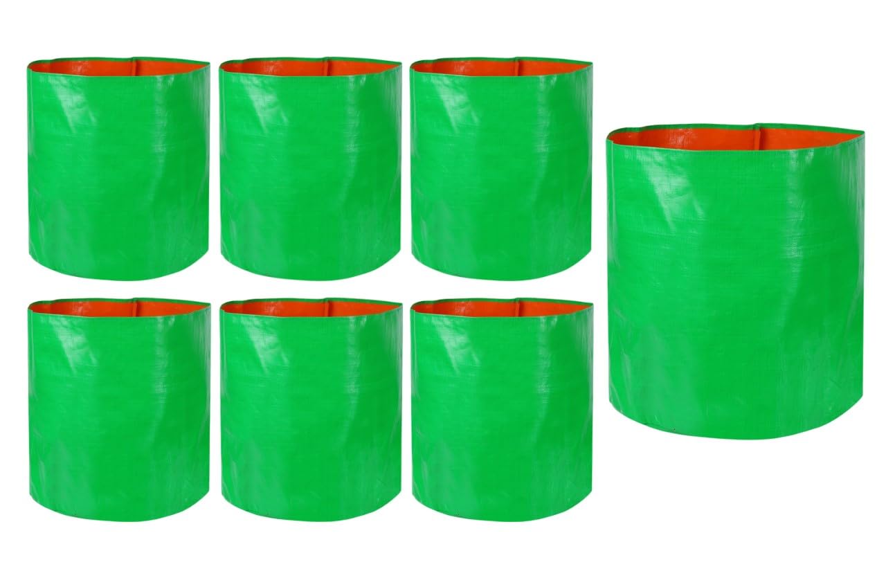 ROOT FRESH 24” x 24” (Pack of 7) HDPE UV Treated Big Size Grow Bags for Terrace and Vegetable Gardening | 260 GSM Growing Bag - Enhance Your Green Space with Easy-to-Use Planting Solutions. (B0CD6BS2KT) Amazon Price History, Amazon Price Tracker