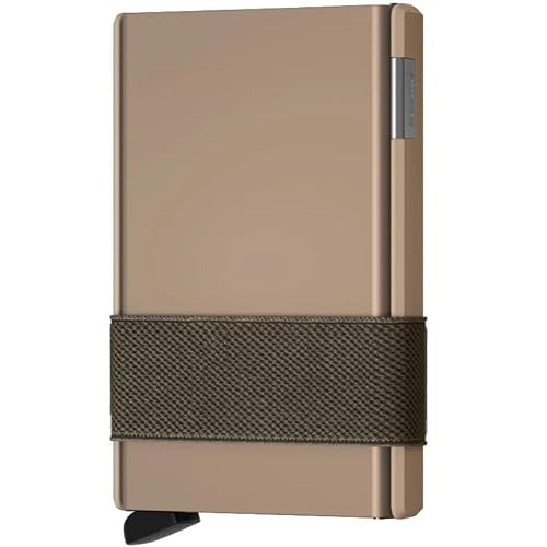 Secrid Unisex Adults’ Cardslide Slide + MoneyBand Desert Billfold, Talla única