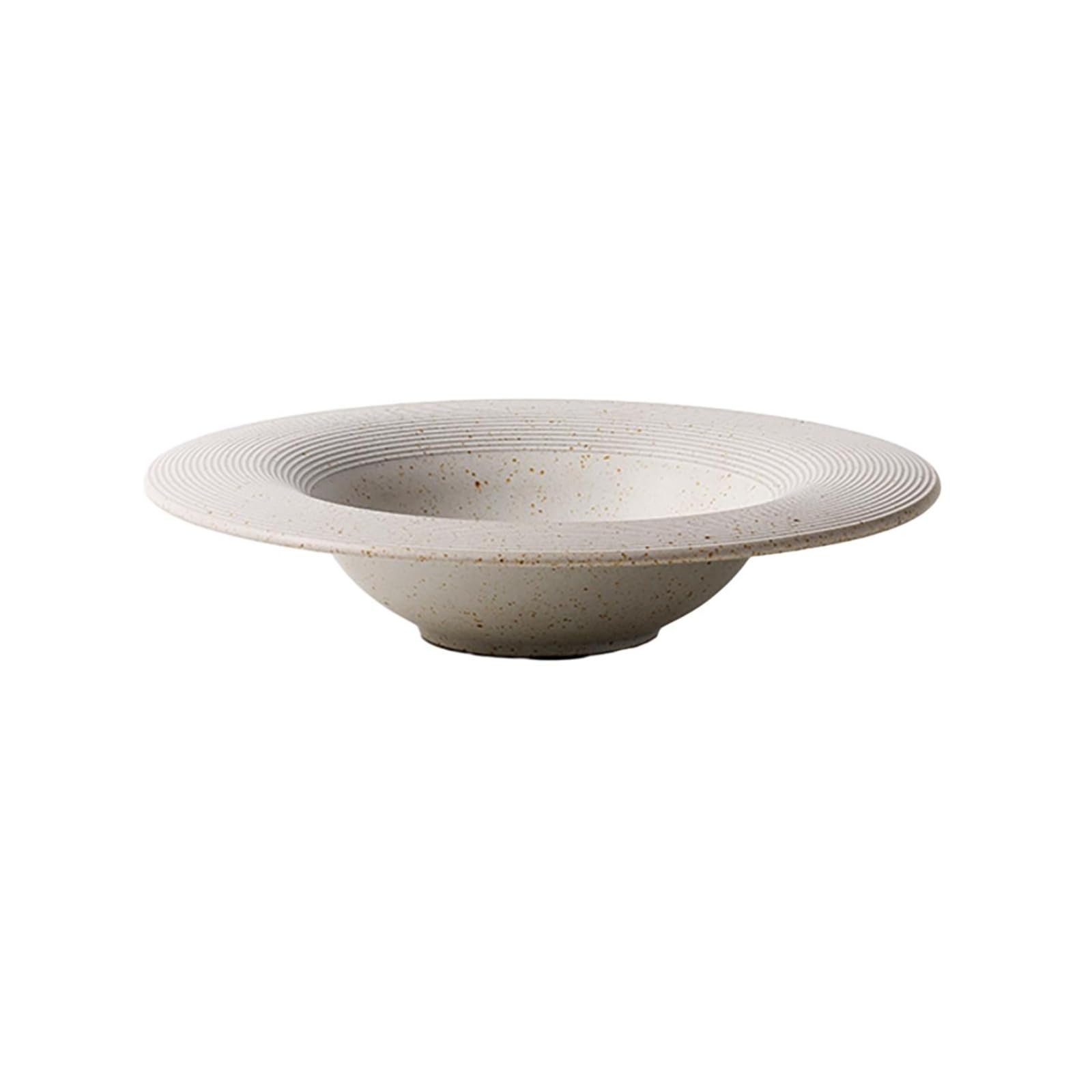 Piastra per cappello in ceramica grossolana smaltata in forno