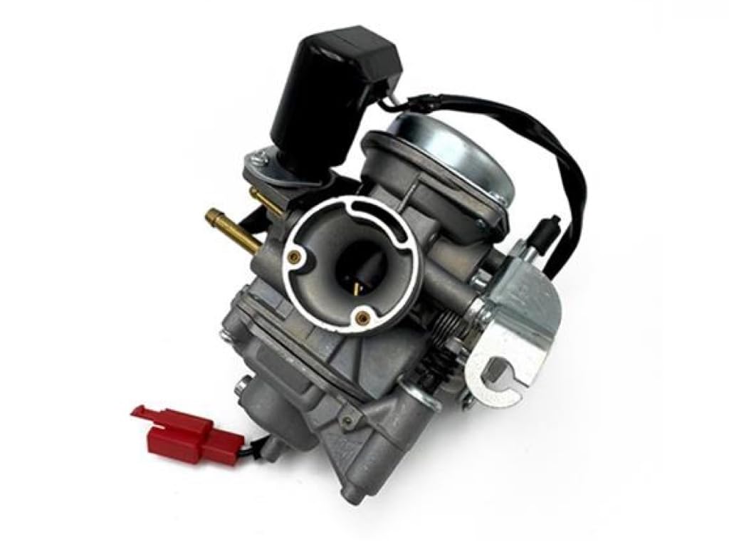 Vergaser mit Choke 18mm passend für Peugeot Kisbee Django Speedfight 3 4 Sym Fiddle Orbit 50 4T Euro4