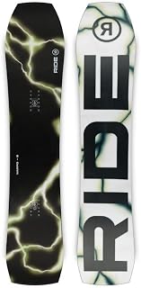 Ride Warpig Unisex Snowboard - All-Mountain Freestyle Board with Tapered Directional Zero Camber