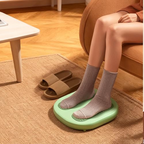 Reposapiés con calefacción contra el cansancio, taburete con masaje USB para el hogar 2