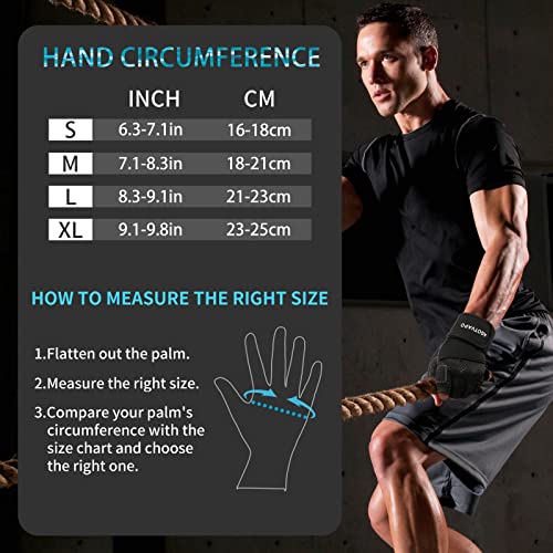 Agotvapo Workout Gloves Men Women Half Finger Exercise Gloves With Wrist Support For Weight Lifting, Cycling, Gym, Training, Made Of Microfiber And Spandex Fiber (Gray, Large) #TOP2