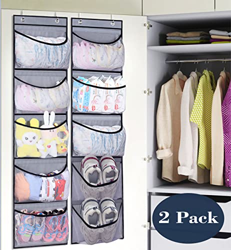 KEETDY-Over-the-Door-Organizer-Storage-for-Closet-with-5-Pockets-Organizer-for-Bedroom-Bathroom-2-PackGrey