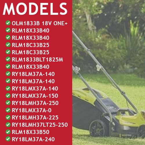 Spares2go Switch Control Handle Lever for Ryobi OLM1833B 18V ONE+ Lawnmower (Right Hand), Green, RH Handle - Image 2