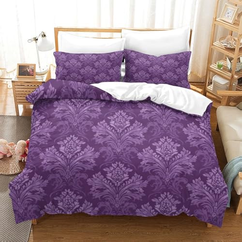 Housse de couette légère violette grand confort pour lit douillet - 3