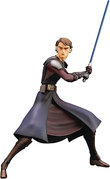 Kotobukiya Star Wars The Clone Wars Anakin Skywalker ArtFX+ Statue, Multicolor | Star Wars The Clone Wars 8 Inch Statue Figure ArtFX+ Anakin Skywalker