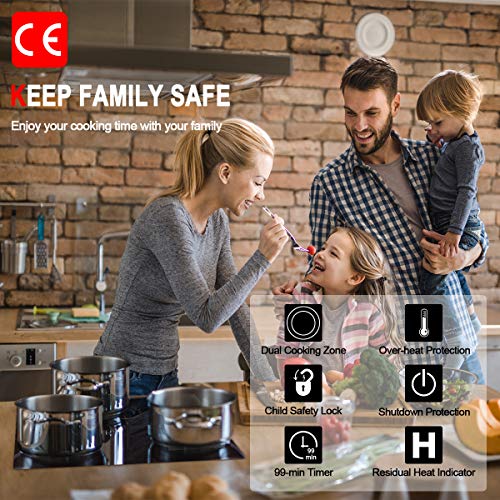 Gasland-Chef-CH603BF-Placa-de-Cocina-Vitroceramica-de-60cm-Placa-de-Coccion-Electrica-Encastrable-Placa-5400W-3-Zonas-Negra-Integrada-Empotrada-Doble-Zona-de-Coccion-Panel-Tactil