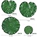 ZAUGONTW 10 Pieces Realistic Lily Pads Leaves for Ponds, Artificial Floating Foam Lotus Leaves, Water Lily Pads Artificial Foliage Pond Decor for Koi Fish Pool Patio Aquarium