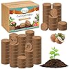 Amazon.com : Legigo 100 Pcs 50mm Organic Coco Coir Pellets for Plants ...