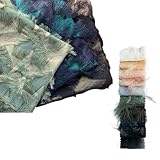 CEMELI-tela de gasa Jacquard con estampado de estrellas, 150CM de ancho, 1/2/3M de largo, por metro, tela de gasa para confección de vestidos, bufanda artesanal