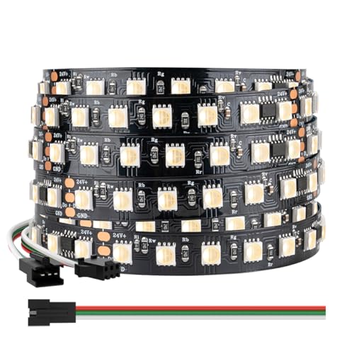 Bande LED Adressable RGBW 5M Ruban Lumineux Dreamcolor 24V IP30
