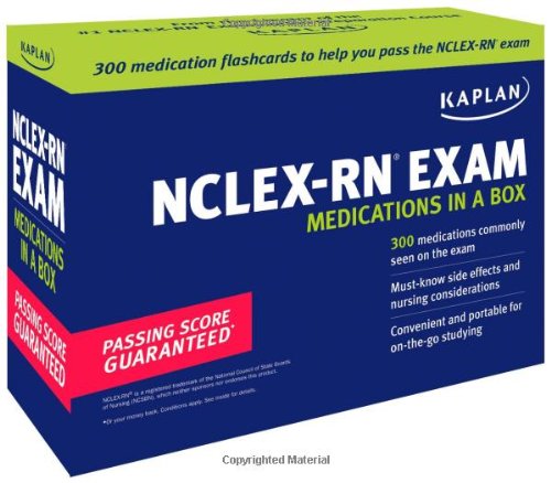 Kaplan NCLEX-RN Exam Medications in a Box: 9781419551918: Medicine ...