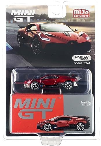 Bugatti Divo Red Metallic and Carbon Limited Edition to 3600