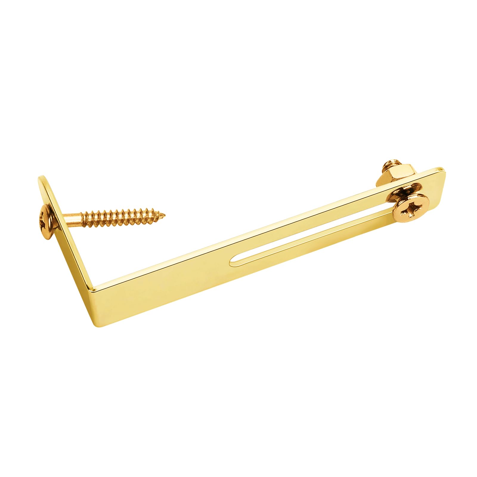 Banworks Metal Support Bracket for Electric Guitar Pickguard - Compatible with EPI Epiphone Les Paul LP Style Guitars JT/HBZJ-01 Golden - Image 4