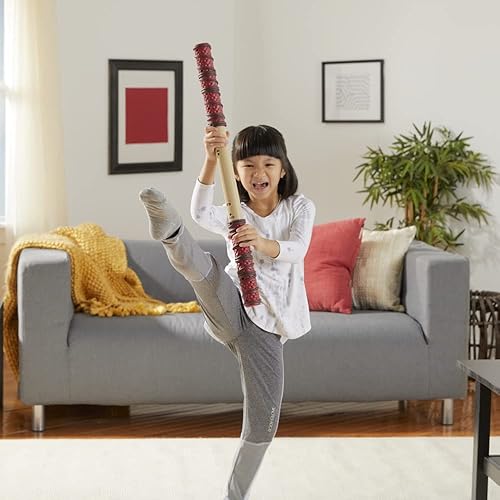 Miniatura 6 de Hasbro Marvel Shang-Chi y la leyenda de los diez anillos Battle FX Bo Staff, juguete electrónico de juego de rol, a partir de 5 años