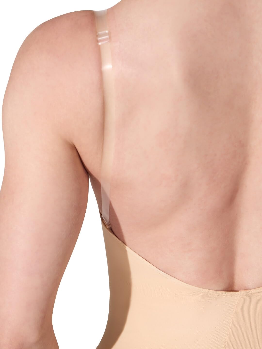 Capezio Camisole Leotard With Clear Transition Straps 3532 Donna (Pacco da 1)