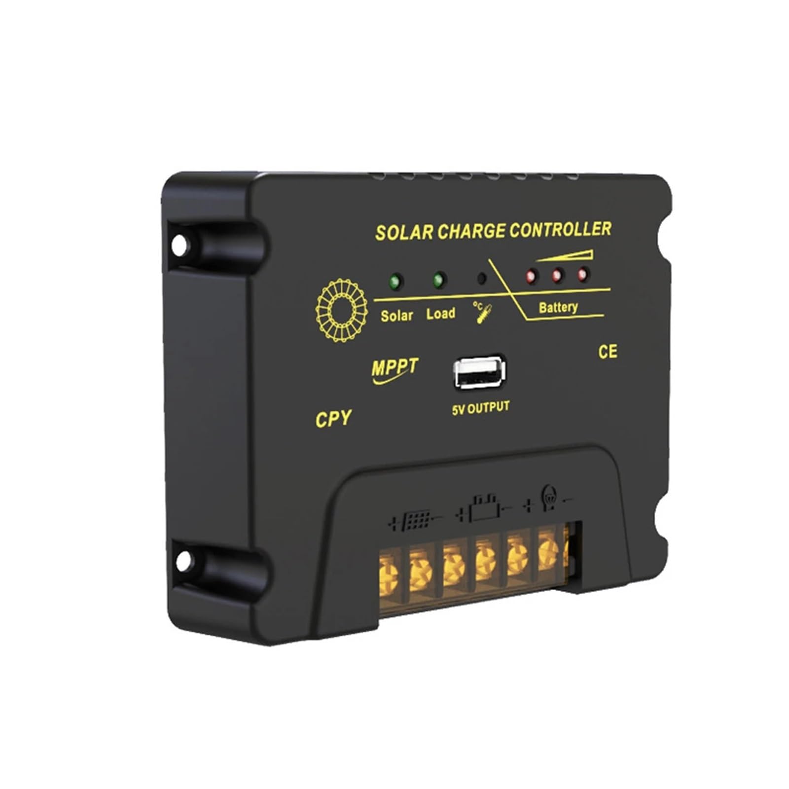 CUDTAPI 20A MPPT Solar Controller Automatic Identification Solar Panel Battery Regulator 12V/24V Photovoltaic Solar Charge Controller