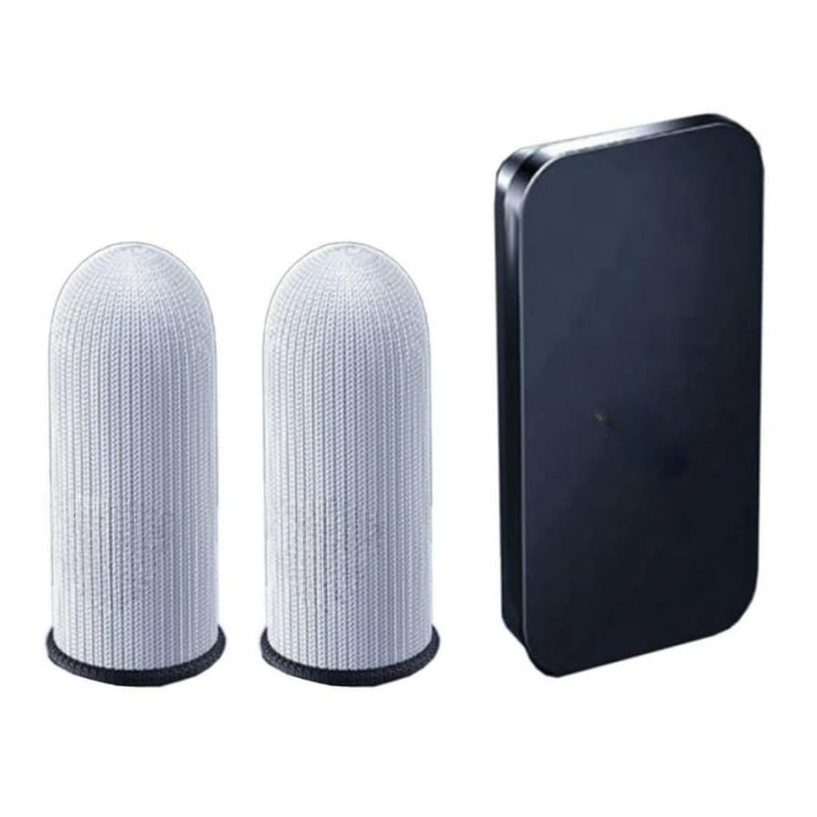 for 1 Pair Gamer Sleeves Sweatproof Gamer Finger Covers Fingertips Sleeve for Mobile Game Controllers