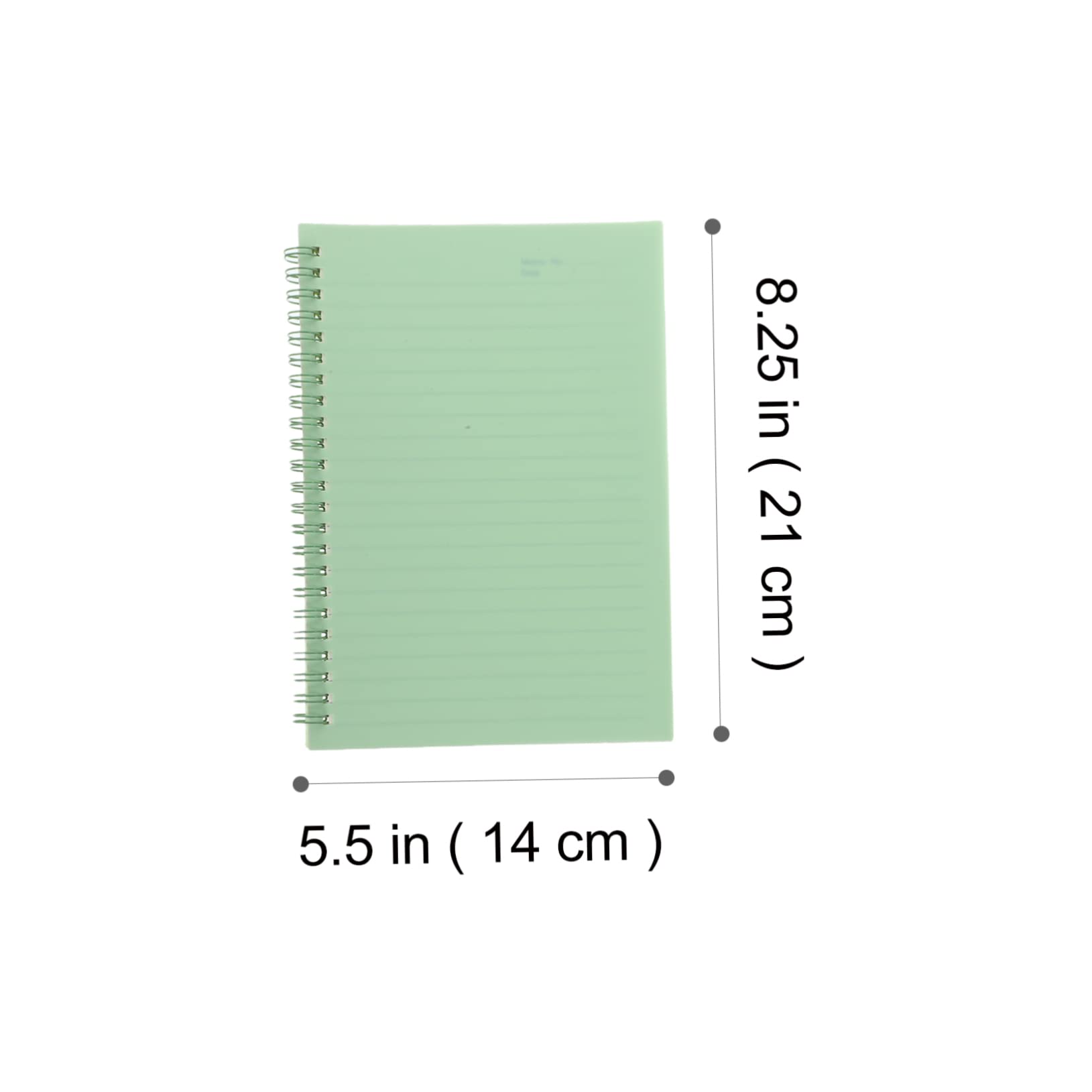 NUOBESTY 4 Piezas Libro de Bobinas Retro Cuaderno Espiral Libreta Bonita de Material Cuaderno Espiral Útiles Escolares para Tomar Notas Trabajo