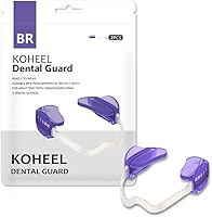 KOHEEL Adjustable No-Boil Mouth Guard for Teeth Grinding & Bruxism - 2 Pack Night Guards, Comfort Fit Dental Protection