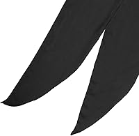 Vista 35 de Allegra K Bufandas flacas puras de color sólido liso para mujer, banda larga para el pelo Albaricoque