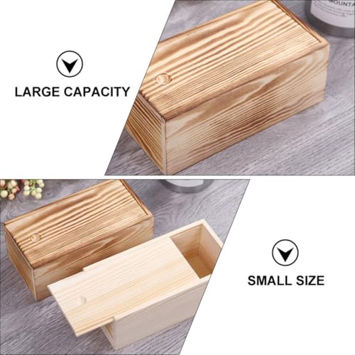 Boîtes de rangement à bijoux en bois de grosse capacité Operitacx - 4