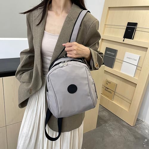 Waterproof Women's Backpack, Elegant Messenger Bags, Multi Compartment Crossbody Bag (Grey)3