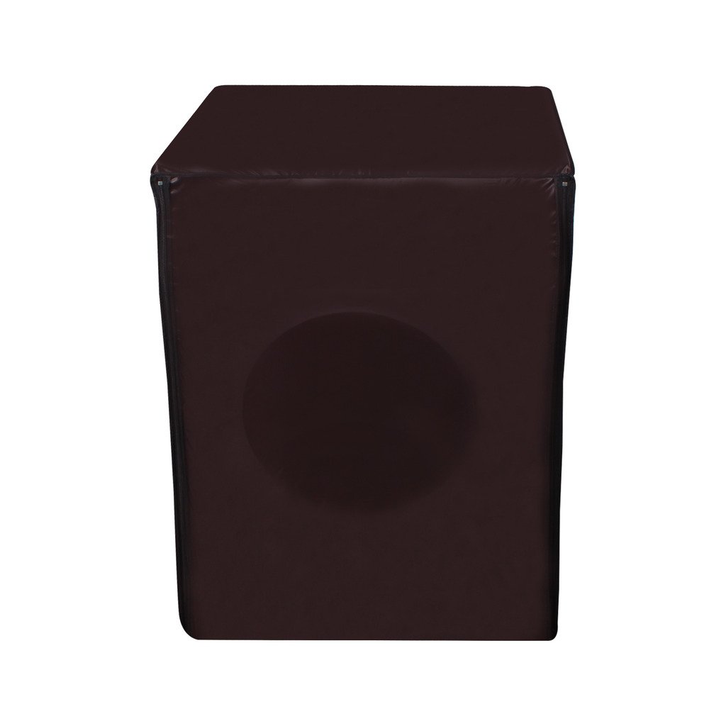 Lithara PVC Front Load Fully Automatic Washing Machine Cover For 8 Kg, 8.2 Kg, 8.5 Kg, 9 Kg | Size : 66 x 66 x 101.6 Cm | (Brown)-image-30