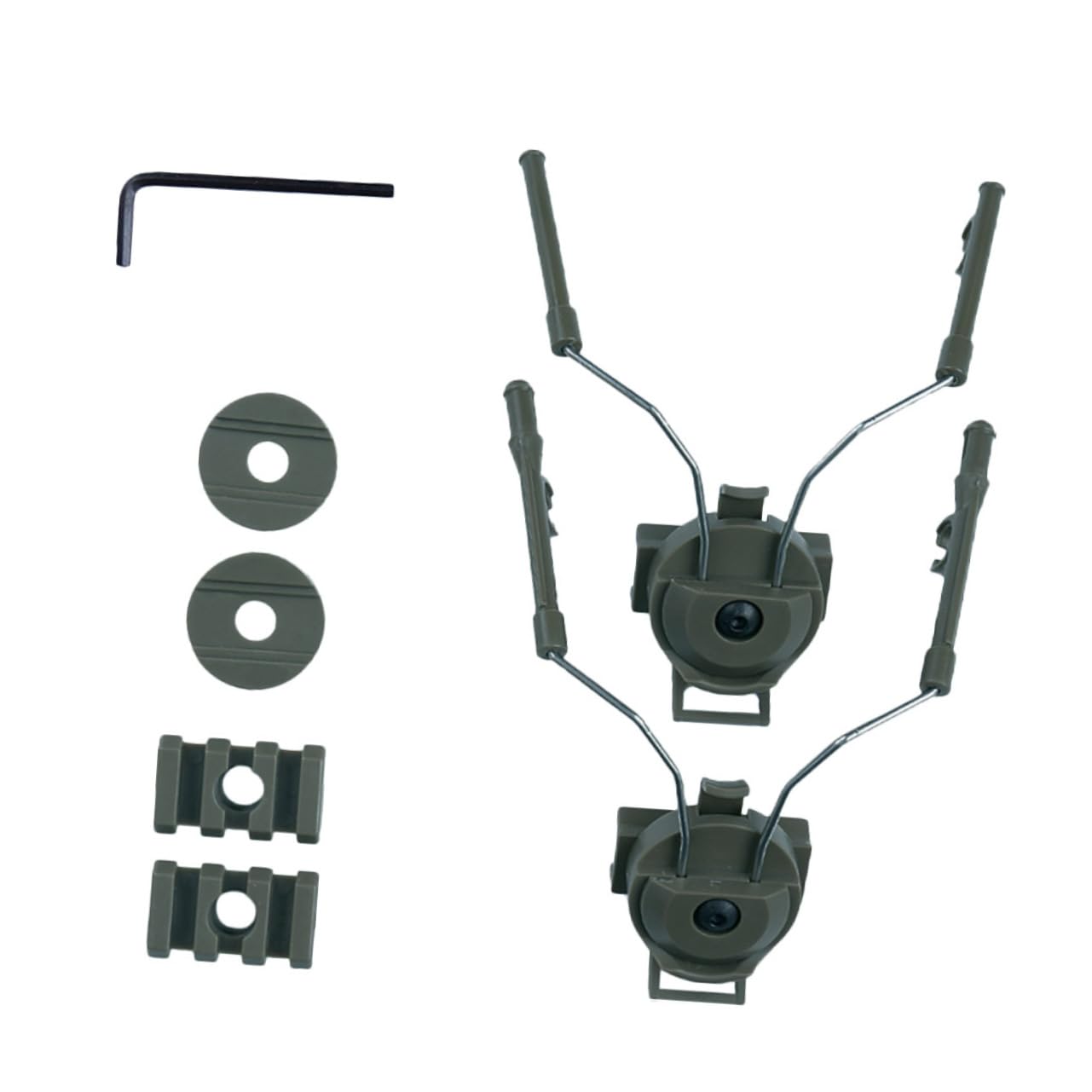 VANZACK Rail Rapide pour Équipement De Casque Accessoires De Casque Pièces Extérieures en Plein Rail Tête Pièces De Montage De s Adaptateur Fonctionnalité Fils