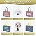 SOMINAY Custom Reusable Grocery Bags with Logo & Text Printing 10/50/100 - Eco-Friendly Promotional Tote Bags for Businesses, Events, Retail, Bulk Orders (Durable/Washable/Multi-Industry Use)