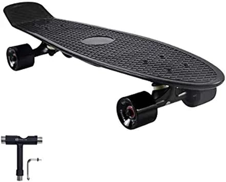 COMPLETE SKATE BOARD FOR ADULTS AND BEGINNERS - Includes a 27" cruiser penny board for commuting to work rolling through T-Tool