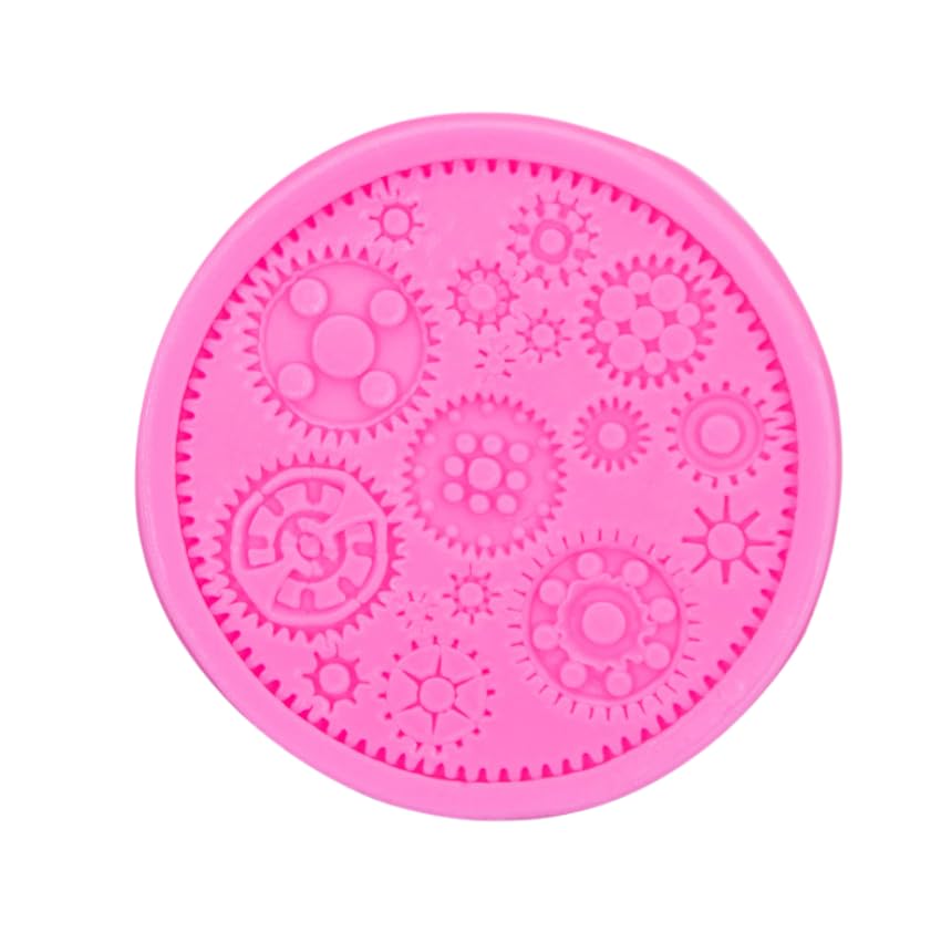 Fondant Mallen 2 Stuks Gear Klok Vorm Siliconen Mal DIY Bakken Fondant Cake Chocolade Schimmel