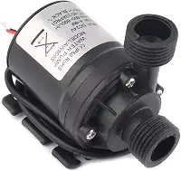 Mini Bomba D'agua 12 volts DC 19w 800 Litros/h Coluna 5m Submersível Irrigação