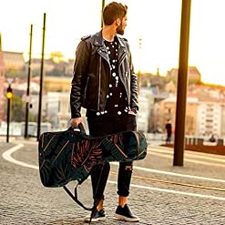 Housse imperméable pour guitare acoustique avec double bandoulière et poche Motif géométrique Rose, Multicolore 03., 42… - Les Beatles, Paul McCartney, John Lennon, RIngo Starr, George Harrison Housse imperméable pour guitare acoustique avec double bandoulière et poche Motif géométrique Rose, Multicolore 03., 42… – Image 6