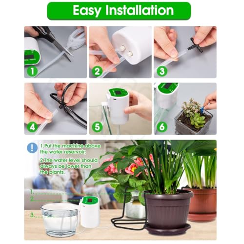 Image of Blackt Electrotech BT29ADI Plant Drip Watering System, USB Rechargeable, 12 Indoor Plants, Automatic Timer (1)