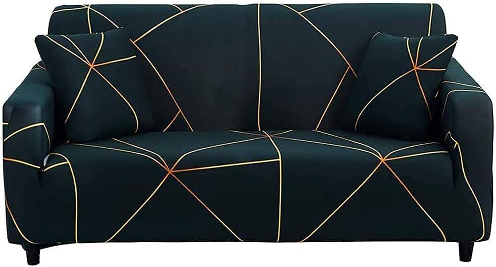 AURLOE Printed Sofa Cover Stretch Couch Covers Set