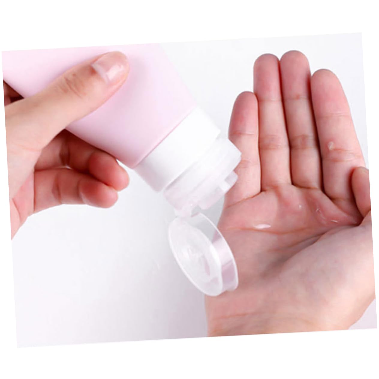 DOITOOL 9pezzi Bottiglie Di Silicone Ricaricabili Da Contenitori Portatili Per Lozione e Shampoo Per Viaggi e Attività All Aperto Include Borsa Pvc