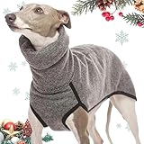 Jersey De Forro Polar De Galgos | Chaqueta Deportiva Al Aire Libre para Mascotas De Cuello Alto | Chaleco De Forro Polar para Perro | para Perros Medianos Y Grandes