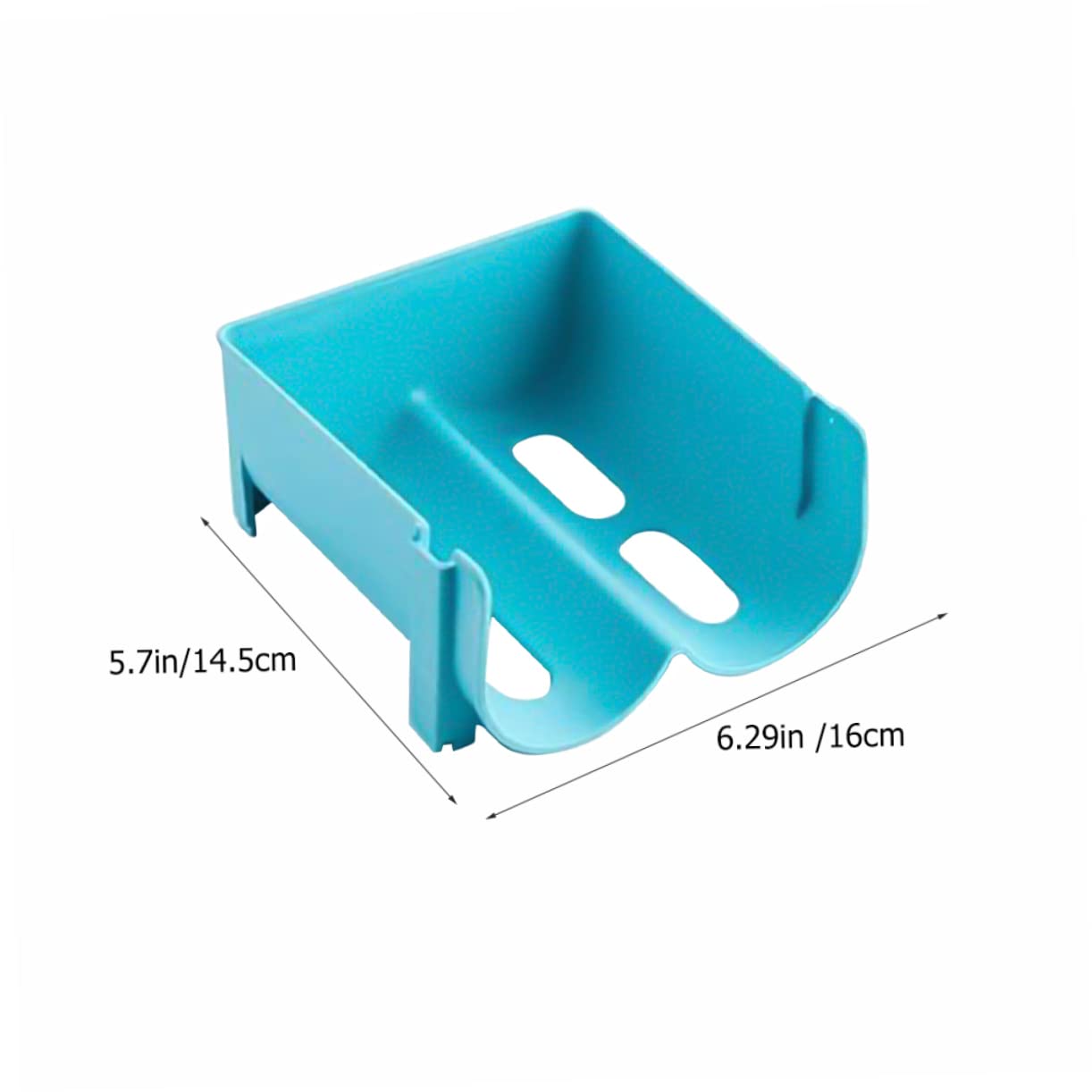 BRIGHTFUFU 4pcs Stackable Refrigerator Drink Racks Storage Containers for Beverage Organization Sturdy Design for Fridge for Home Use