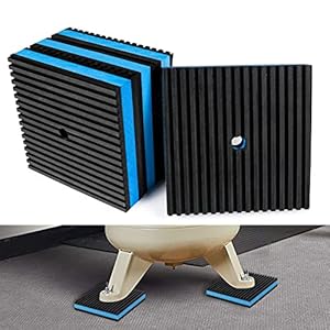 Forestchill Anti-Vibrations-Pads, 10,2 x 10,2 x 2,2 cm, 4 Stück