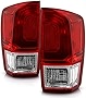 ACANII - For 2016-2023 Toyota Tacoma Red Clear Rear Tail Lights Brake Lamps Assembly Pair Set Driver & Passenger Side