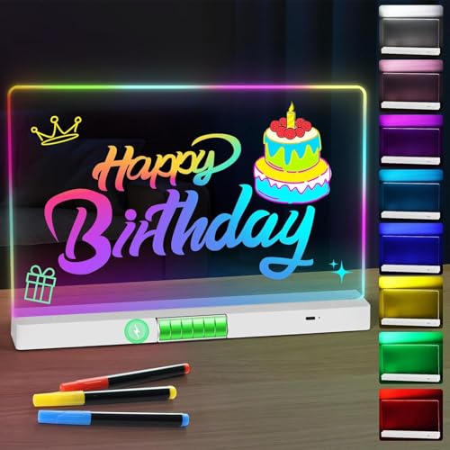 Tableau message acrylique rétroéclairé pour animer une salle de jeu ou une fête - 4