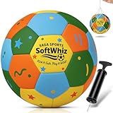SAGA SPORTS SoftWhiz Softball Enfants – Ballon en Mousse Taille 4 pour intérieur Footba...