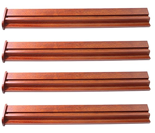Set de 4 Repisas de Madera Natural 18" para Mahjong miniatura 6