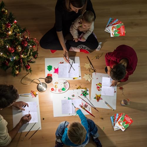 Faccito FACCITO-87847 24 Pcs Christmas Coloring Books Mini Coloring Books thumb #5