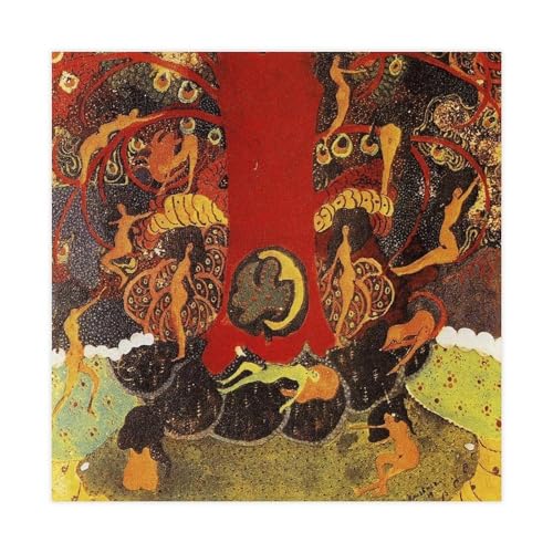 Impression sur toile Chêne et Dryads Kazimir Malevich : tableau d'art abstrait sans cadre
