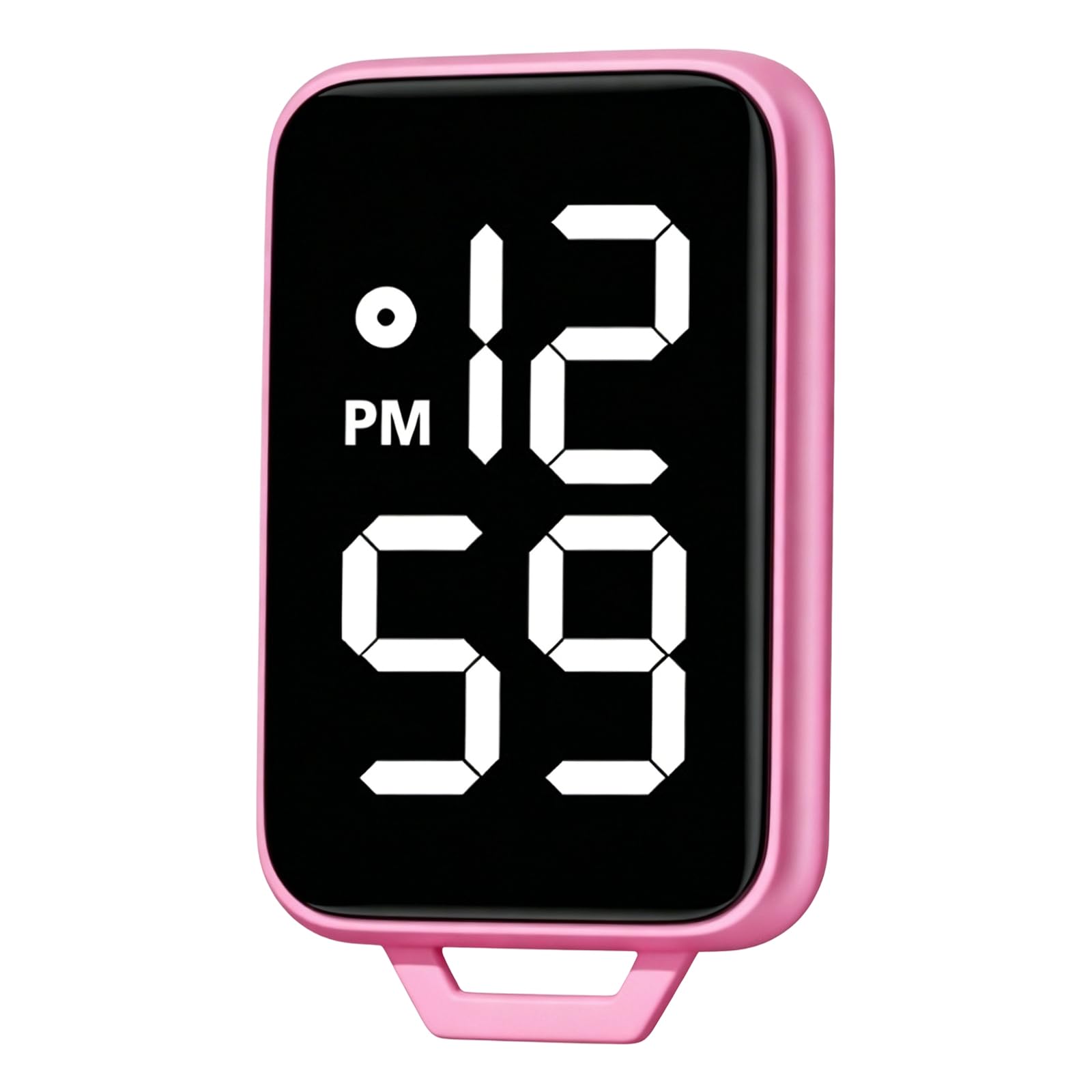 Jazuaiao Keychain Timepieces with Clear Display Night Light Keyring Touch Digital Watch Suitable for Teens and Adults Modern Digital Keychain Watch