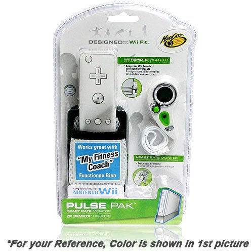 Madcatz Wii Remote Holster & Heart Rate Monitor PULSE PAK - Pink - Thumbnail 2