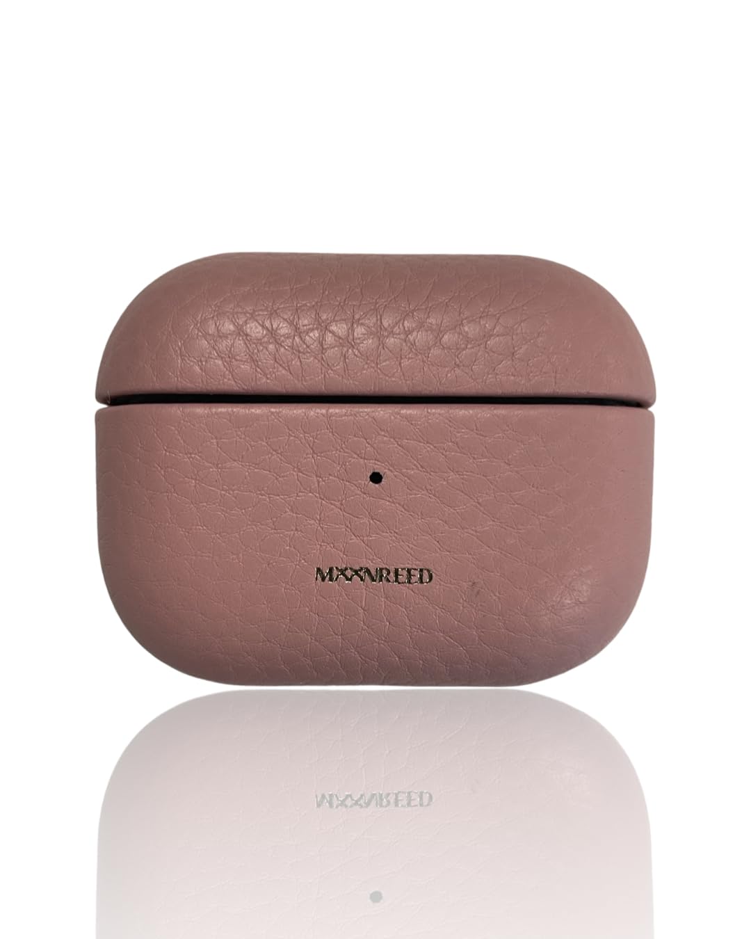 Real Leather Classic Case for Apple AirPod Pro 2 (Gen 2) - Visible LED with wireless charging (Candy Floss Pink)